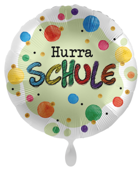 Folienballon - Hurra Schule! - ø 43cm
